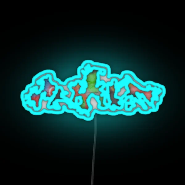 Superheros RGB Neon Sign