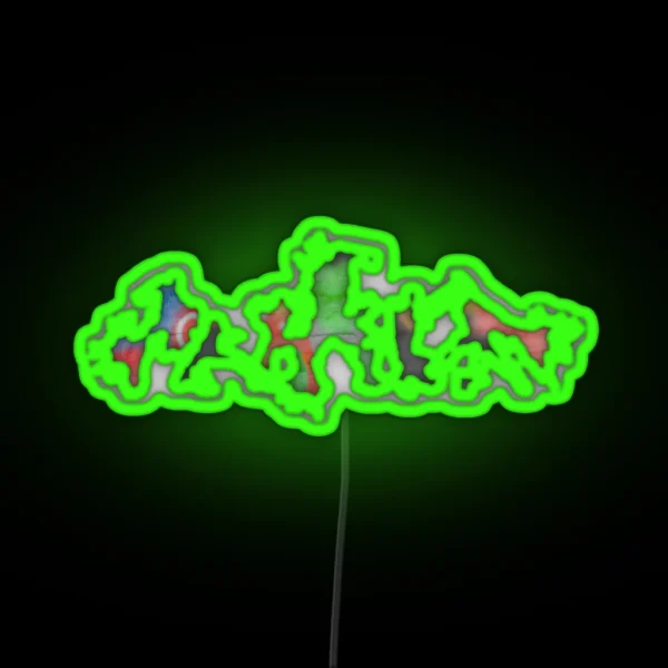 Superheros RGB Neon Sign