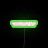 Bold Neon Decor Sign with RGB Colorful Straightforward Statement Letters