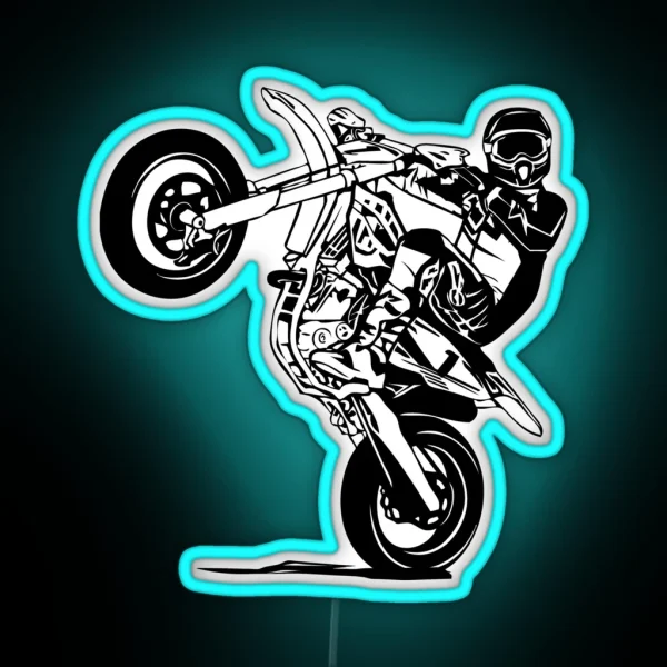 Supermoto RGB Neon Sign