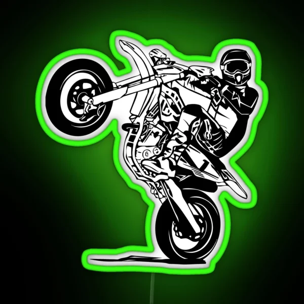 Supermoto RGB Neon Sign