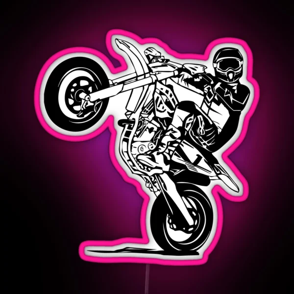 Supermoto RGB Neon Sign