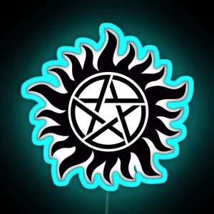 Supernatural Anti Possession Symbol RGB Neon Sign