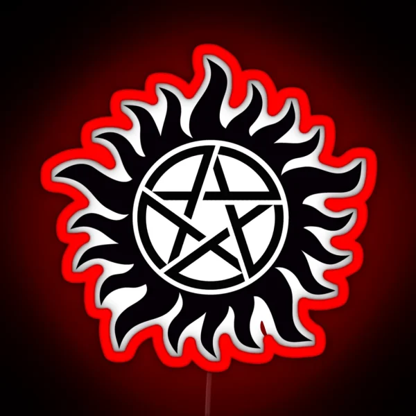 Supernatural Anti Possession Symbol RGB Neon Sign