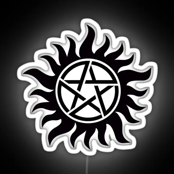 Supernatural Anti Possession Symbol RGB Neon Sign