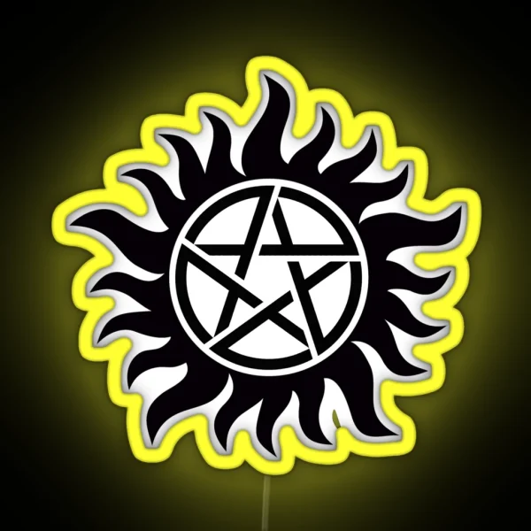Supernatural Anti Possession Symbol RGB Neon Sign