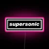 Dynamic supersonic rgb color changing light effect digital signage display
