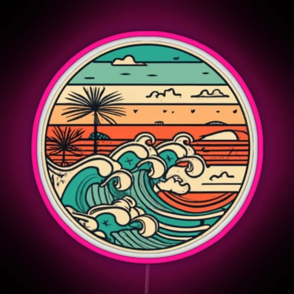 Surf Logo V26 RGB Neon Sign