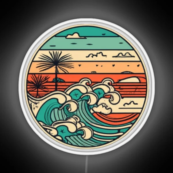 Surf Logo V26 RGB Neon Sign