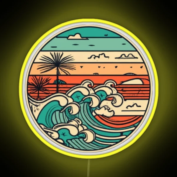 Surf Logo V26 RGB Neon Sign