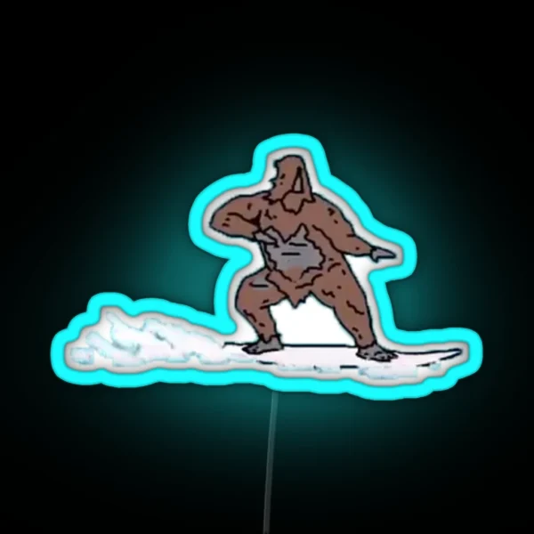 Surfing Sassy RGB Neon Sign
