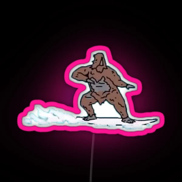 Surfing Sassy RGB Neon Sign