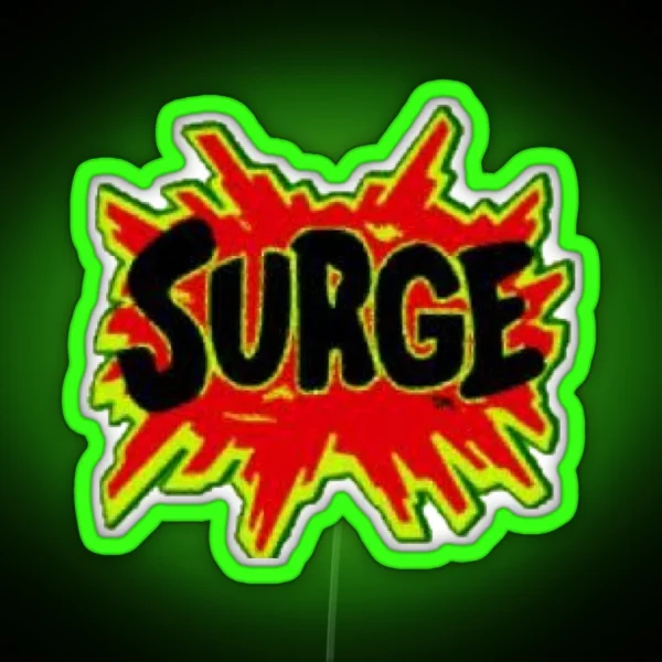 Surge Logo Designs RGB Neon Sign