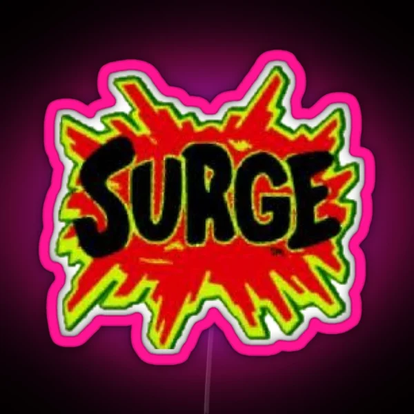 Surge Logo Designs RGB Neon Sign