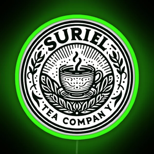 Suriel ACOTAR Tea Company Book Lover RGB Neon Sign