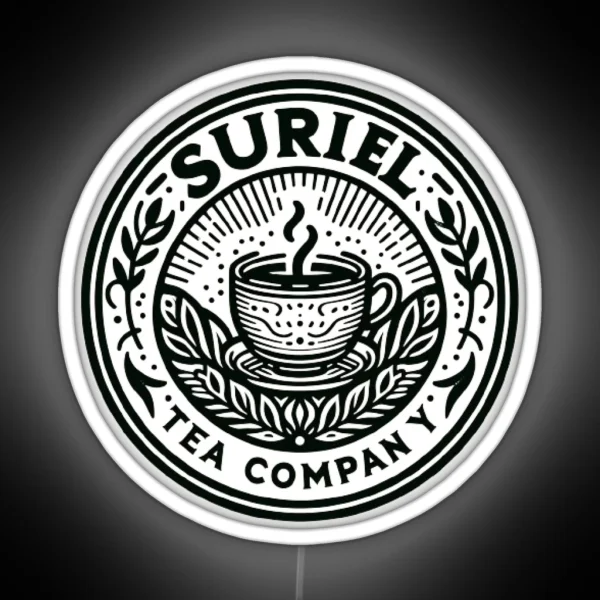 Suriel ACOTAR Tea Company Book Lover RGB Neon Sign