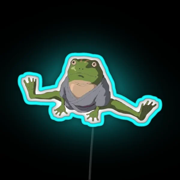 Surprised Frog RGB Neon Sign
