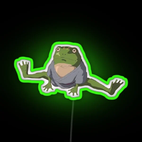 Surprised Frog RGB Neon Sign