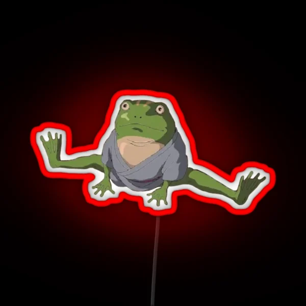 Surprised Frog RGB Neon Sign