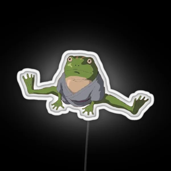Surprised Frog RGB Neon Sign