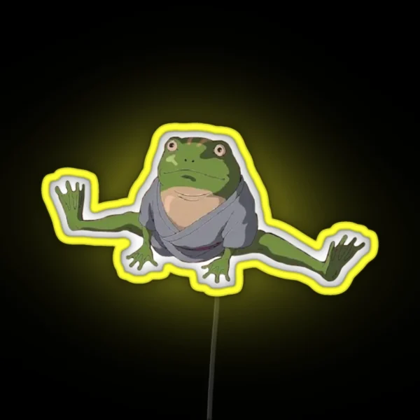 Surprised Frog RGB Neon Sign