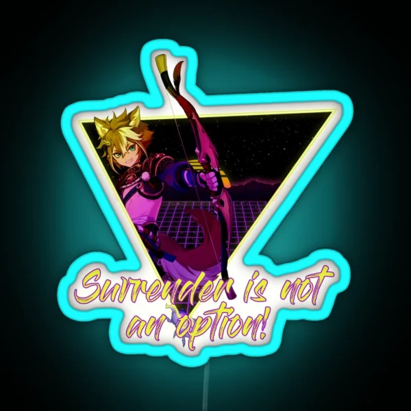 Surrender Is Not An Option RGB Neon Sign