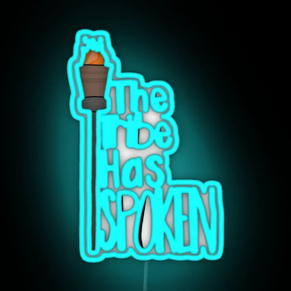 Survivor The Tribe Has Spoken RGB Neon Sign