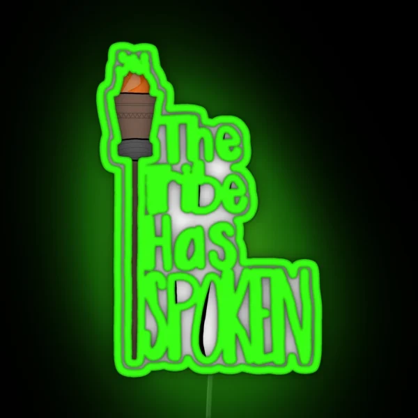 Survivor The Tribe Has Spoken RGB Neon Sign