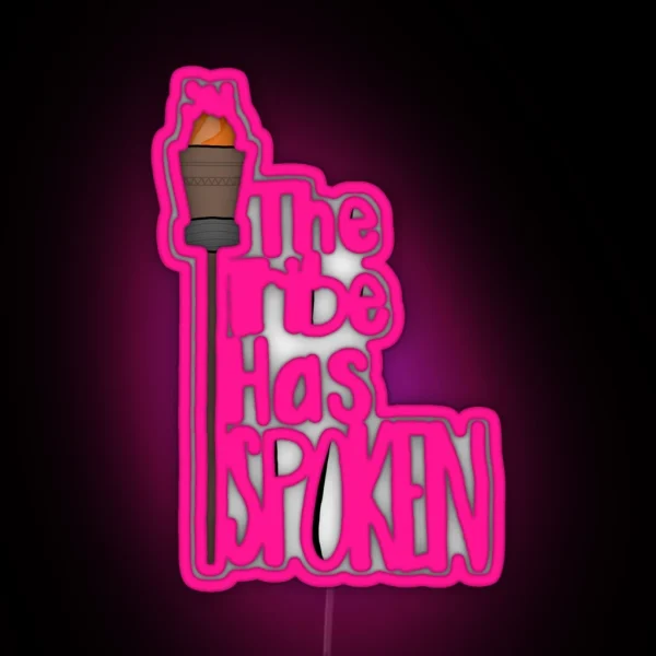 Survivor The Tribe Has Spoken RGB Neon Sign