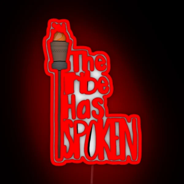 Survivor The Tribe Has Spoken RGB Neon Sign