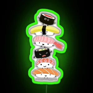 Sushi Stack RGB Neon Sign