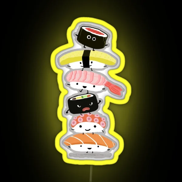 Sushi Stack RGB Neon Sign