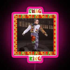 Swag King Gillis RGB Neon Sign