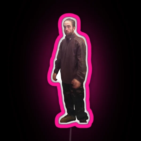 Swaggy Robbert Pattinson RGB Neon Sign