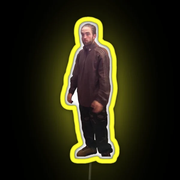 Swaggy Robbert Pattinson RGB Neon Sign