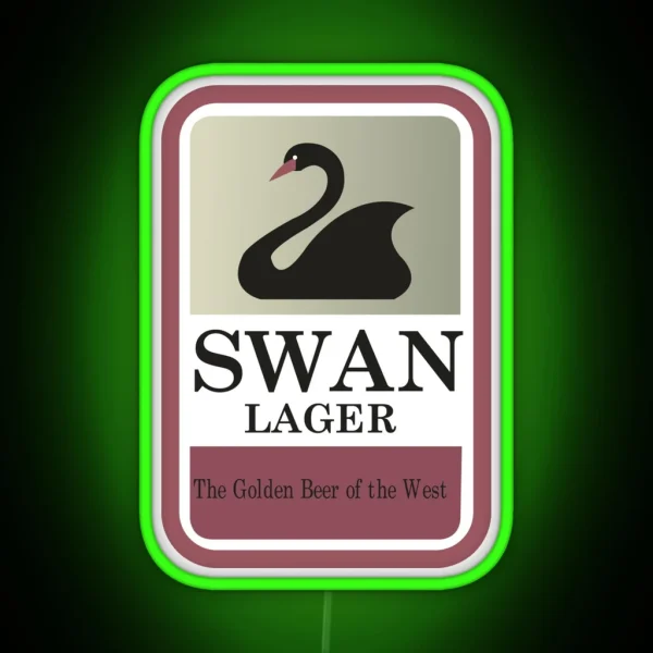 Swan Lager Made In WA RGB Neon Sign