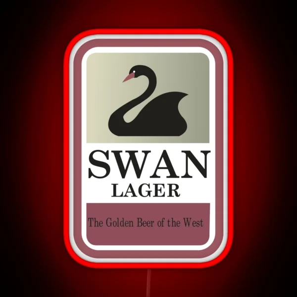 Swan Lager Made In WA RGB Neon Sign