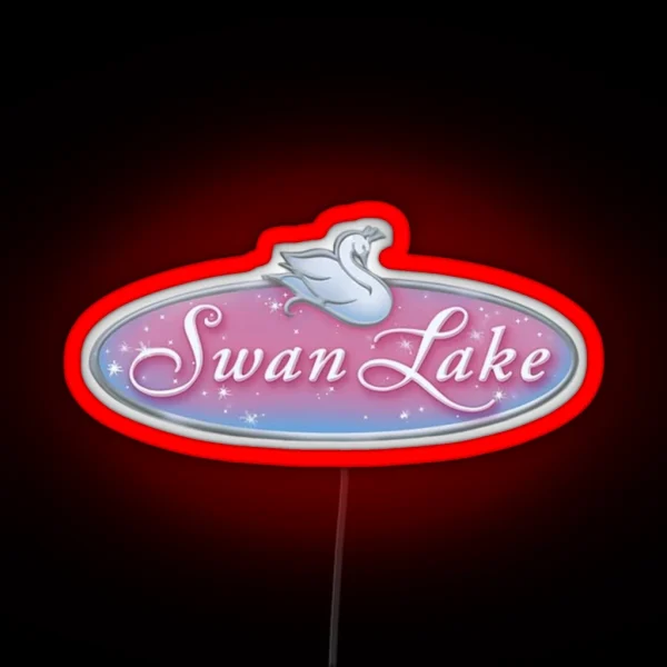 Swan Lake Barbie RGB Neon Sign