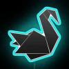 Dreamy swan-shaped glow in stunning RGB neon light display