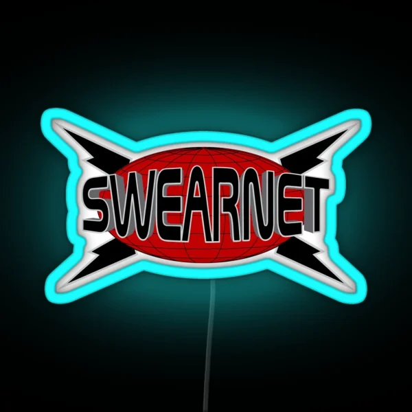 Swearnet Logo RGB Neon Sign