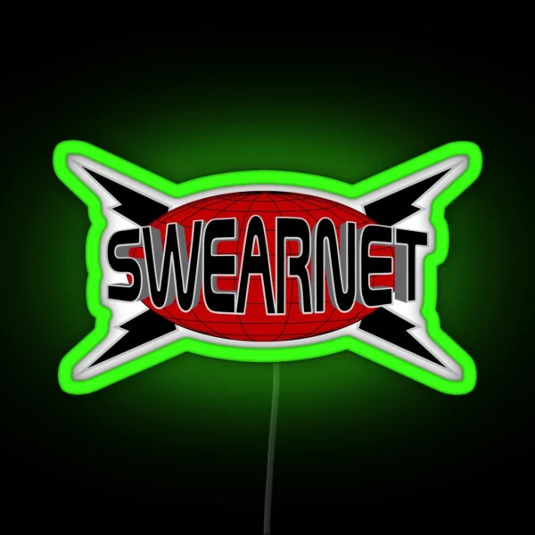 Swearnet Logo RGB Neon Sign