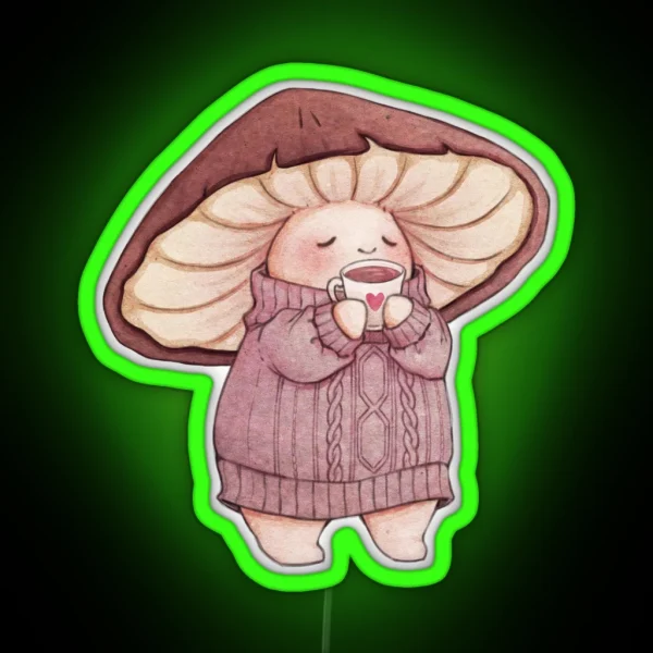 Sweater Weather And Tea RGB Neon Sign