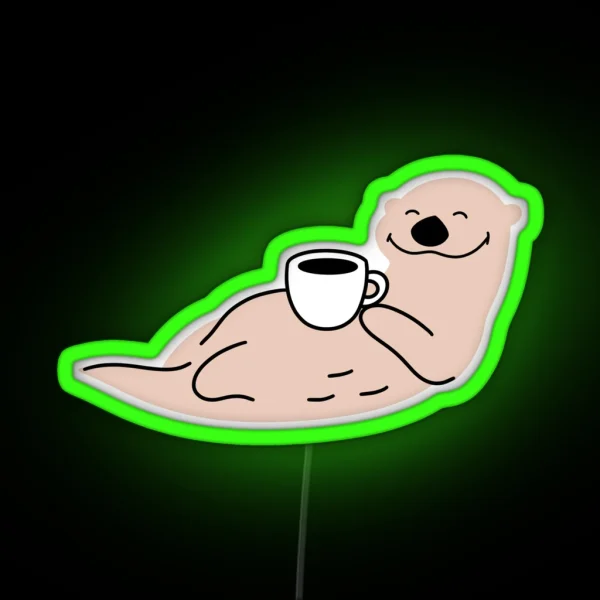 Sweet Otter Chamberlain Coffee RGB Neon Sign