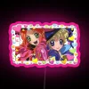 Vibrant Sweet Treats Personalized Neon Sign for Best Friend's Decor