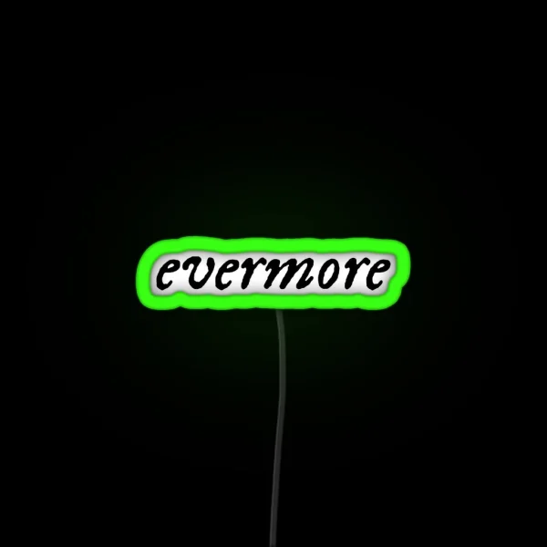 Swift Evermore RGB Neon Sign