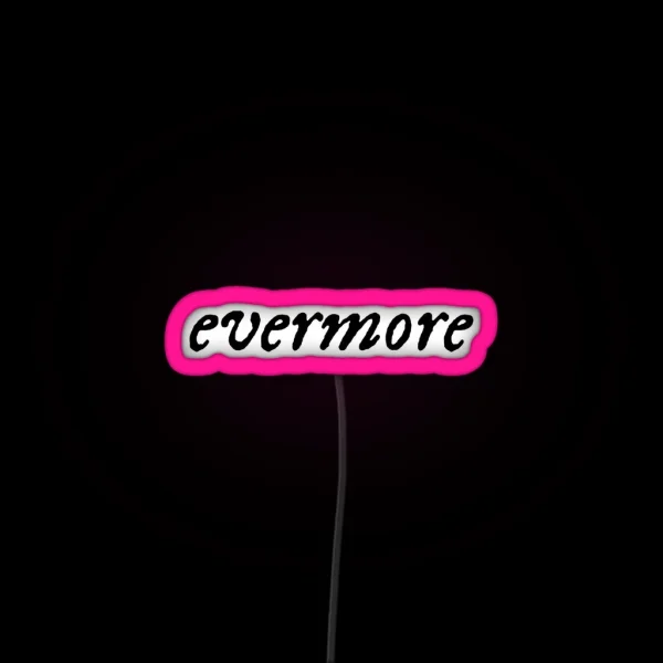 Swift Evermore RGB Neon Sign