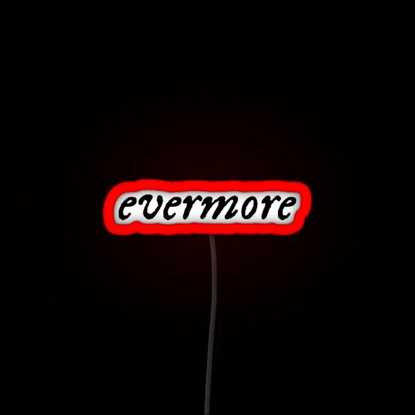 Swift Evermore RGB Neon Sign