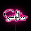 Taylor Swift fan era inspired colorful RGB heart neon sign
