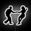 Vintage swing dancing neon light for bedroom decor and ambiance.