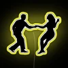 Colorful swing dance themed LED neon sign for home decor